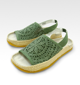 earth shoes　イパネマ アーシーグリーン