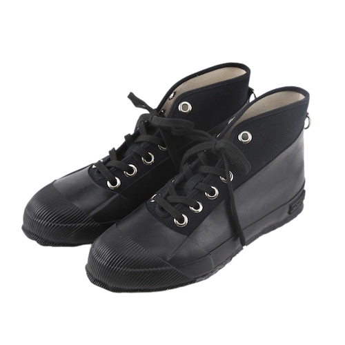 ラバーシューズ RUBBER SNEAKER BLACK