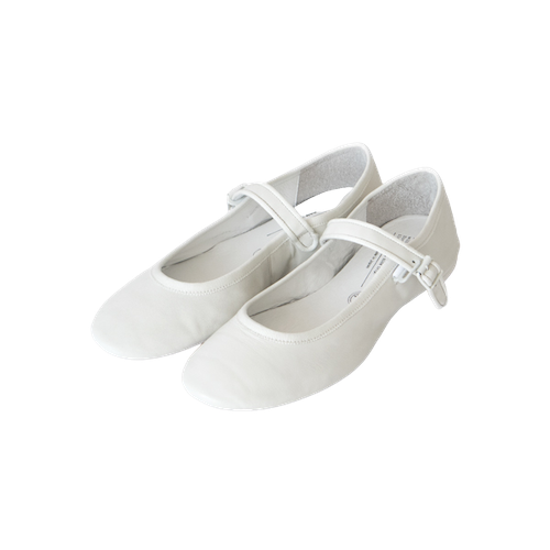 TRAVEL SHOES ストラップバレエシューズ レイン TR019 WHITE